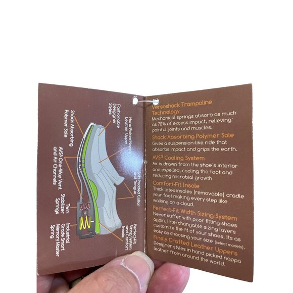 Gravity Defyer mens brown leather slip on loafers shoes SIze 8 SKU 8426 - Picture 9 of 16